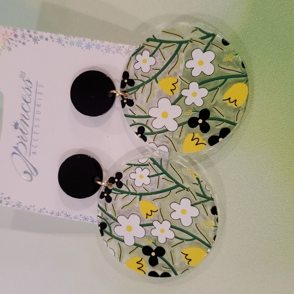 Floral daisy and tulip acrylic pierced 6 colors to choose from Spring Summer - Picture 5 of 13